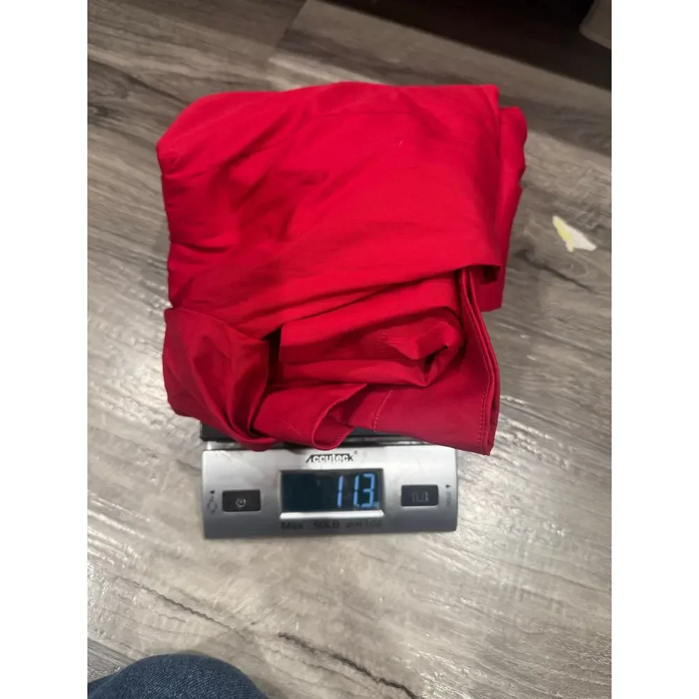 NWT MaxMara Viviana Red Fit & Flare Midi Dress Size 4 / IT38 - Picture 9 of 9